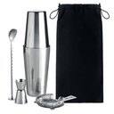 Zestaw koktajlowy 750 ml MO6224-17 - Srebrny Blyszczacy
