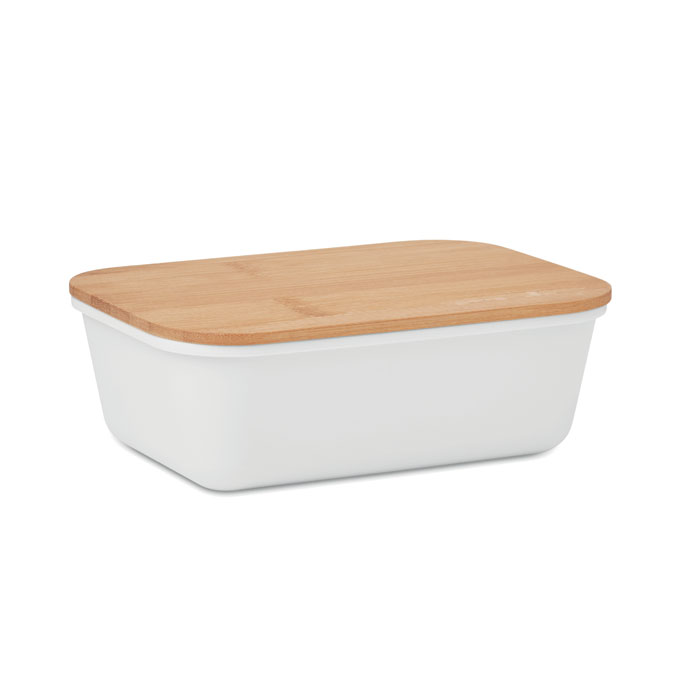 Lunchbox z bambusowa pokrywka MO6240-06 - Bialy