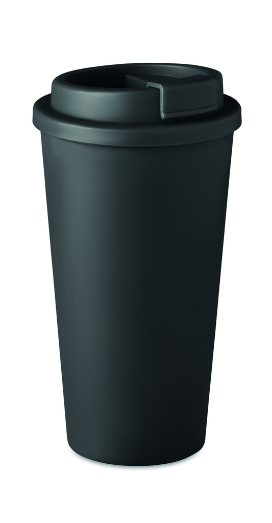 Dwuscienny kubek 450 ml MO6244-03 - Czarny