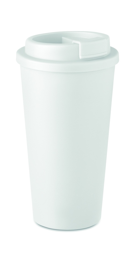 Dwuscienny kubek 450 ml MO6244-06 - Bialy
