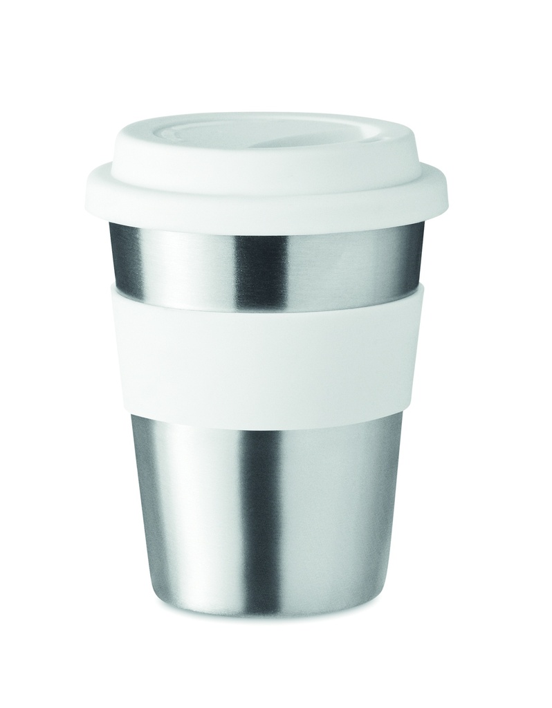 Kubek, stal nierdzewna 350ml MO6257-06 - Bialy