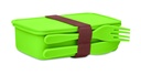 Lunchbox ze sztuccami MO6254-48 - Limonka