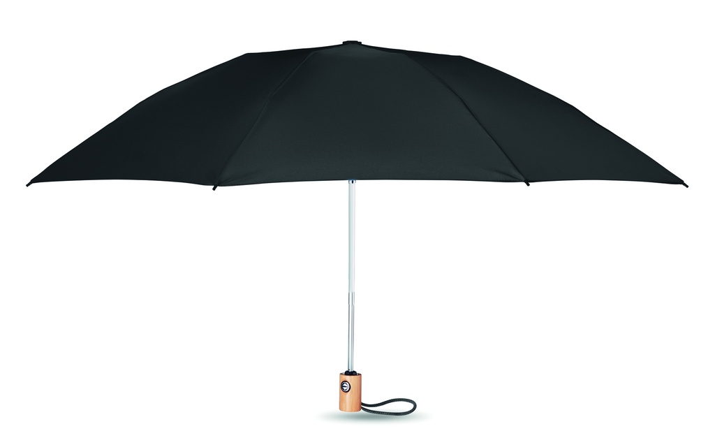 Parasol 23 cale 190T RPET - Czarny