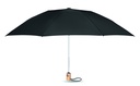 Parasol 23 cale 190T RPET - Czarny