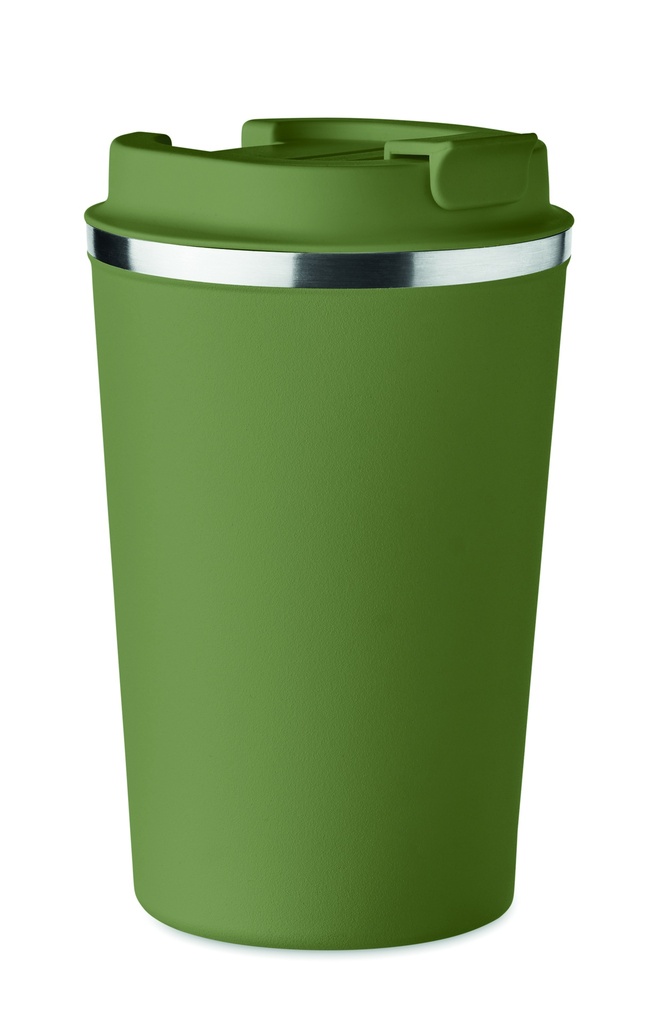 Dwuscienny kubek 350 ml MO6276-60 - Ciemnozielony