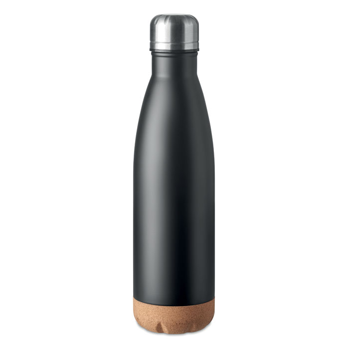 Dwuscienna butelka 500 ml MO6313-03 - Czarny