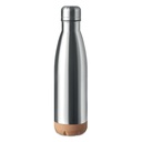Dwuscienna butelka 500 ml MO6313-16 - Srebrny Mat