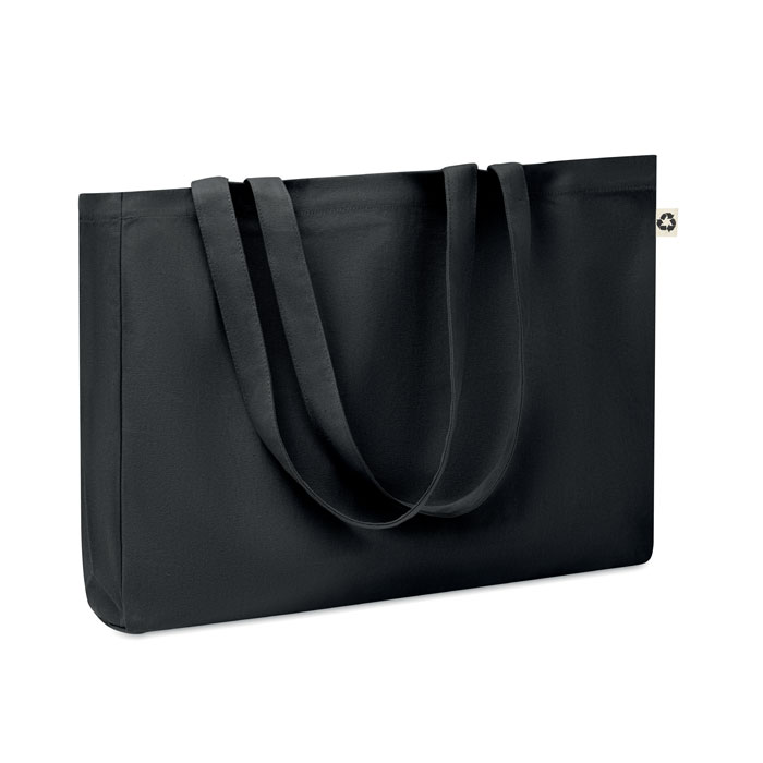 Torba z recyklingu  280 gr/m² MO6380-03 - Czarny