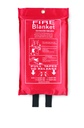 Koc gasniczy w etui z PVC MO6386-05 - Czerwony