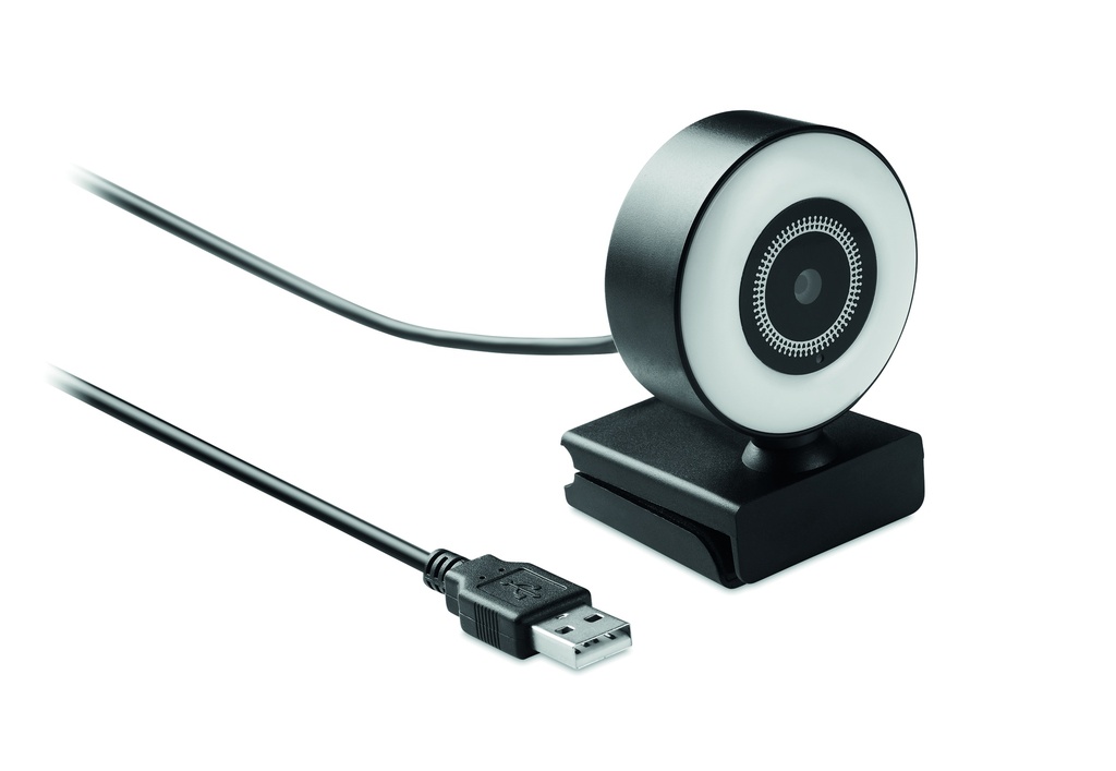 Kamera 1080P HD i lampa MO6395-03 - Czarny