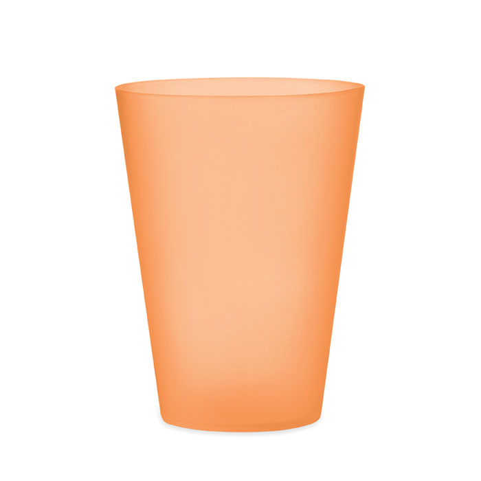 Kubek eventowy 300ml MO6375-29 - Przezroczysty Pomaranczowy