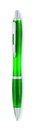 Długopis z RPET - Przezroczysty Zielony