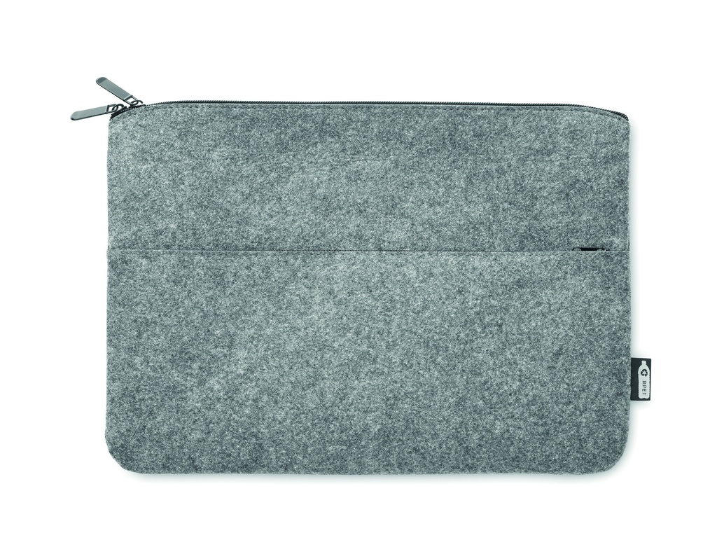 Torba na laptopa z filcu RPET MO6419-07 - Szary