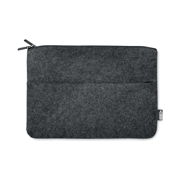Torba na laptopa z filcu RPET MO6419-15 - Kamienny Szary