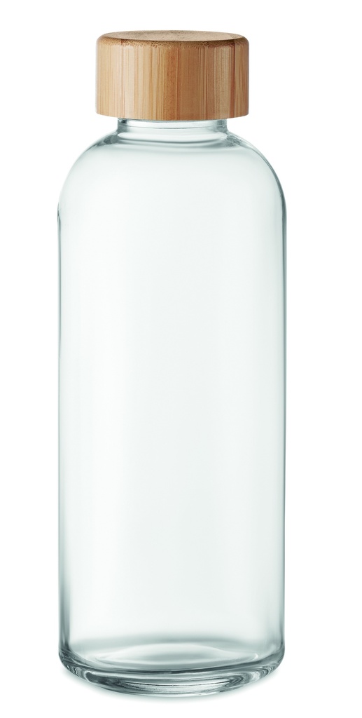 Butelka 650ml, bambus.pokrywka MO6426-22 - Przezroczysty