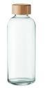 Butelka 650ml, bambus.pokrywka MO6426-22 - Przezroczysty