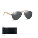 Bambusowe okulary przeciwslon. MO6450-03 - Czarny
