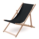 Drewniane krzeslo plazowe MO6503-03 - Czarny