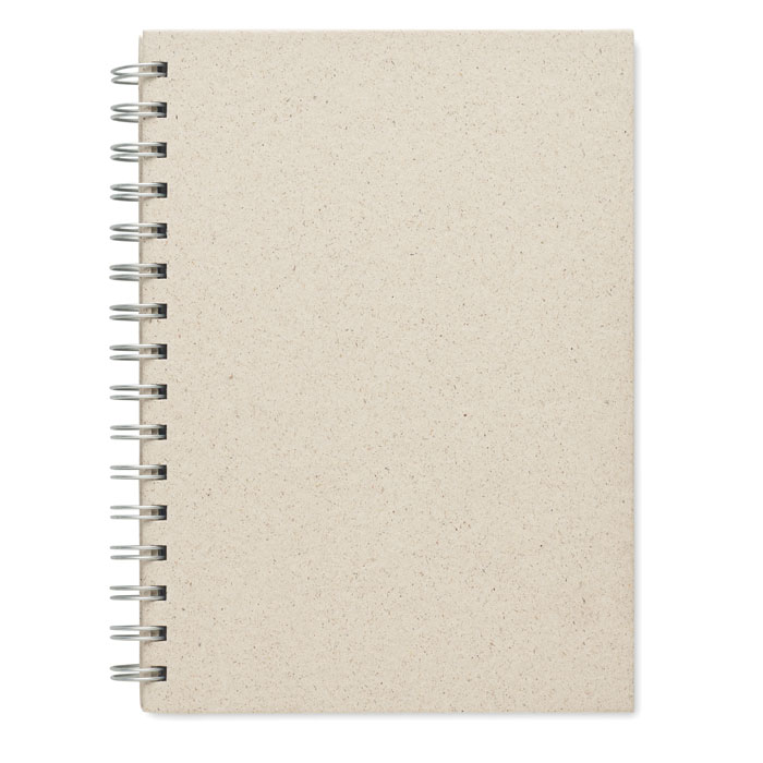 NotesA5 kratke, papier z trawy MO6541-13 - Bezowy