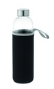 Szklana butelka w etui 750ml MO6545-03 - Czarny
