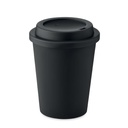 Kubek z podwojna scianka z PP MO6582-03 - Czarny