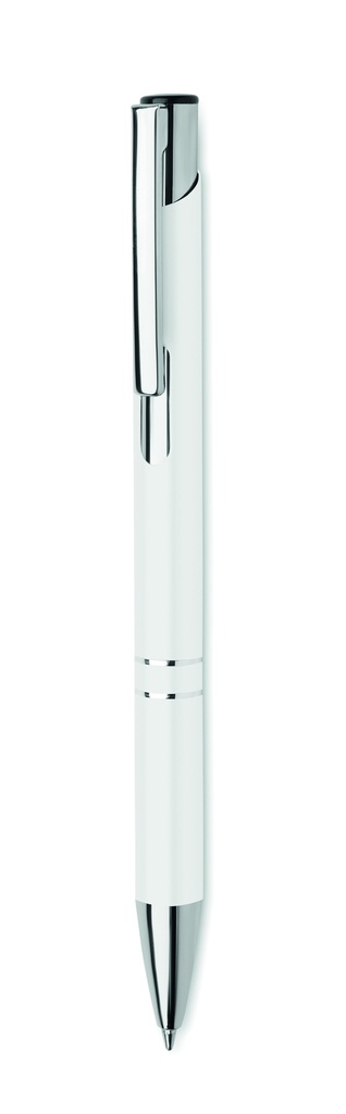 Długopis aluminiowy, recykling - Bialy