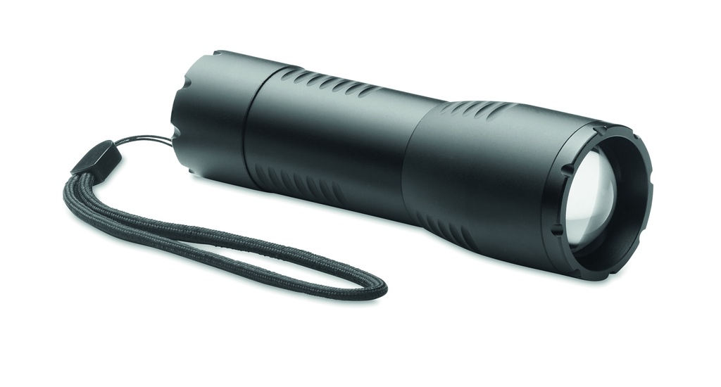Mala aluminiowa latarka LED MO6591-03 - Czarny