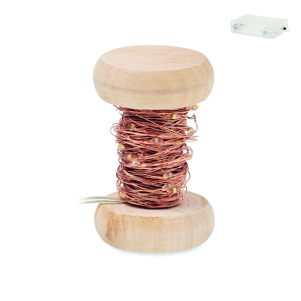 Sznur lampek LED 5m MO6611-40 - Drewna