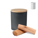 Świeca woskowa roślinna 120 gr - Czarny