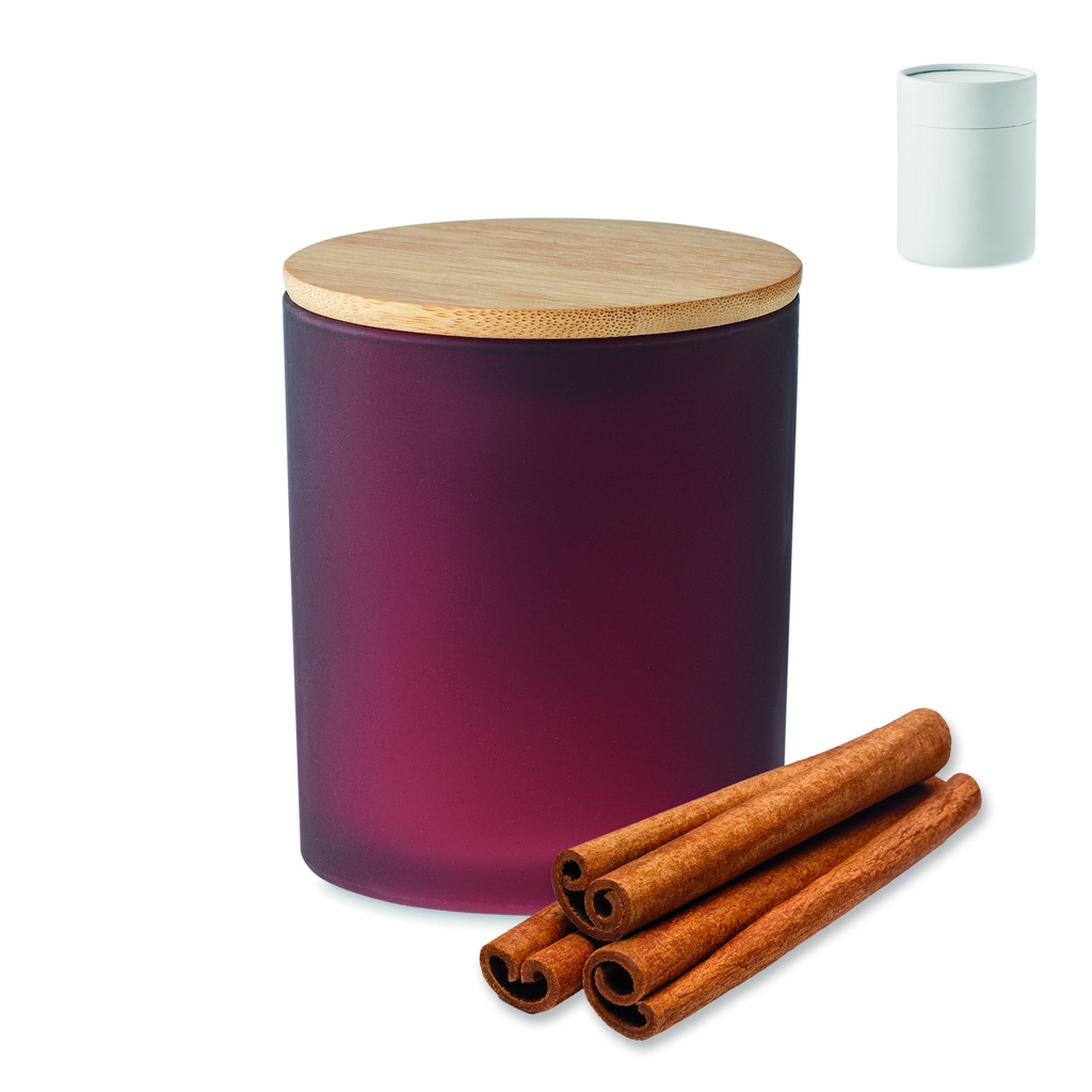 Swieca woskowa roslinna 280 gr MO6621-02 - Burgund