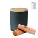 Świeca woskowa roślinna 200 gr - Czarny