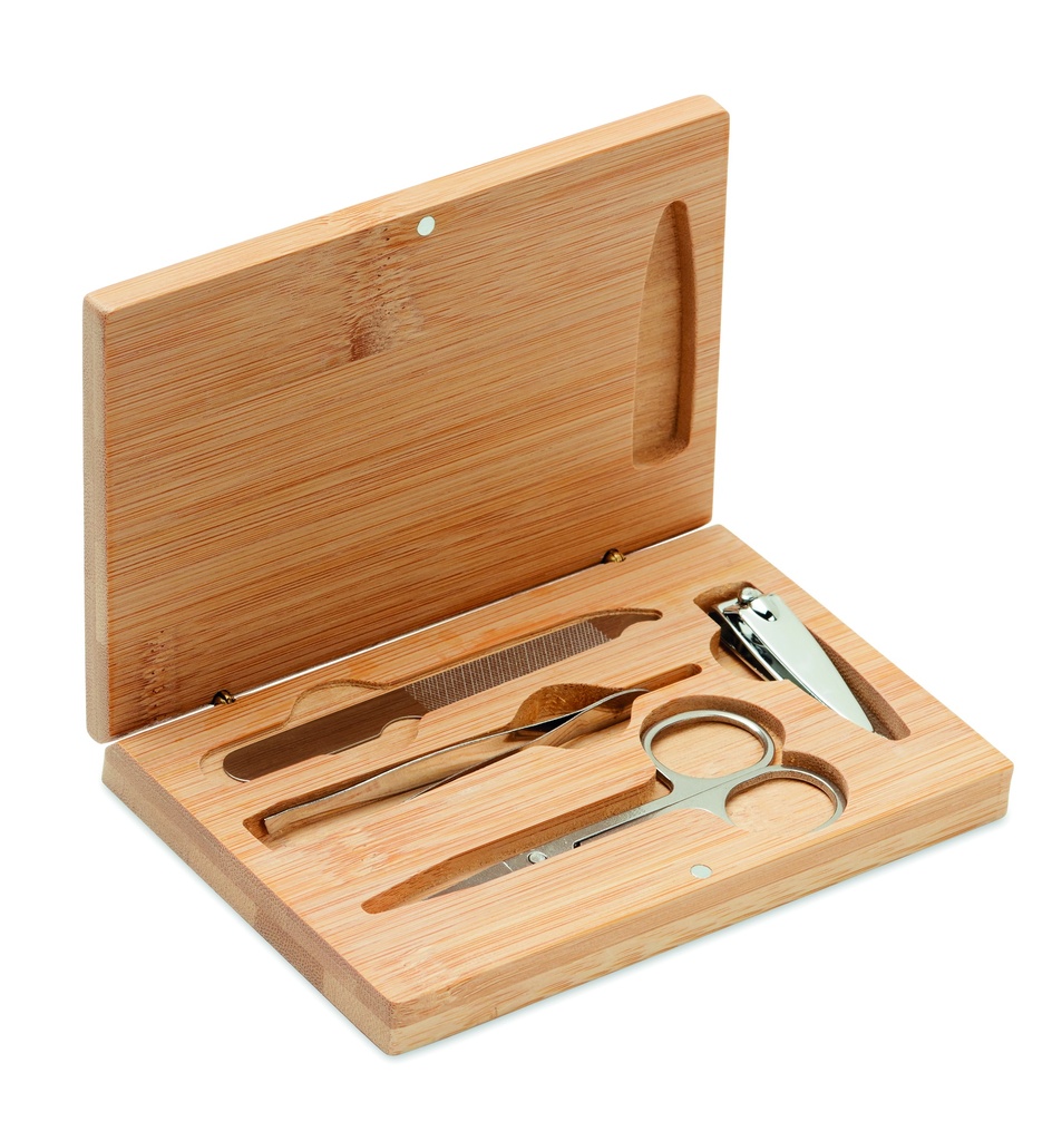 Zestaw narzedzi do manicure MO6629-40 - Drewna