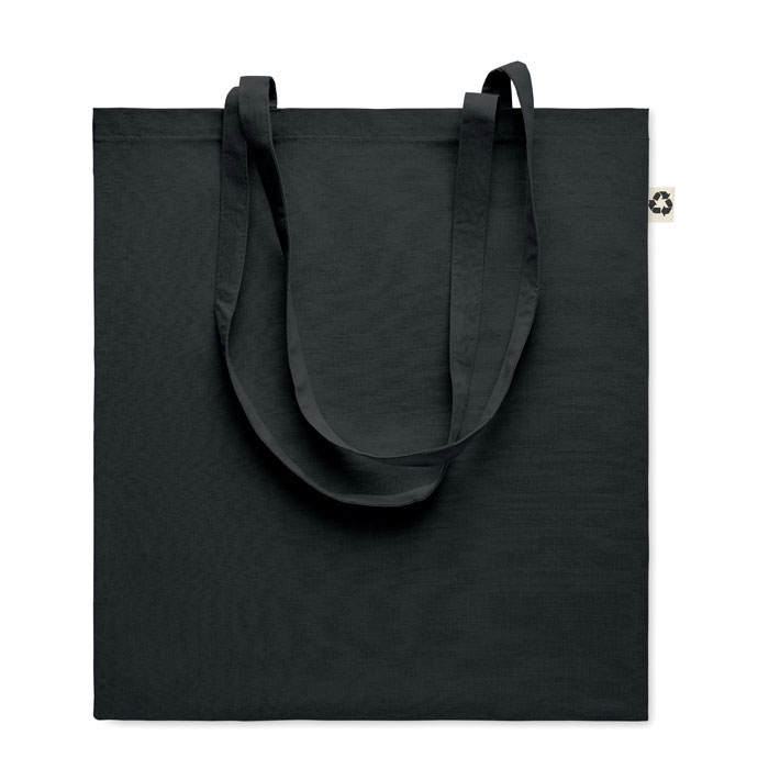 Torba z bawelny z recyklingu MO6674-03 - Czarny