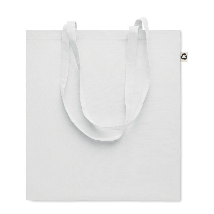 Torba z bawelny z recyklingu MO6674-06 - Bialy