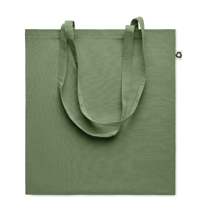 Torba z bawelny z recyklingu MO6674-09 - Zielony