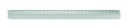 Linijka 30cm z aluminium MO6698-16 - Srebrny Mat