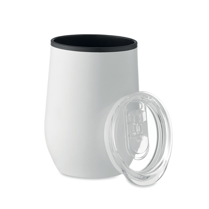 Kubek z podwojna scianka 350ml MO6700-06 - Bialy
