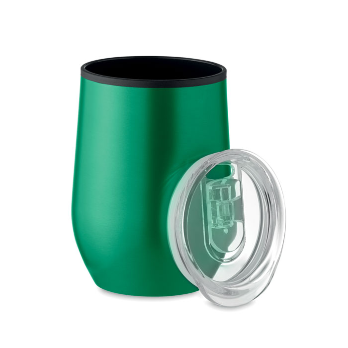 Kubek z podwojna scianka 350ml MO6700-09 - Zielony