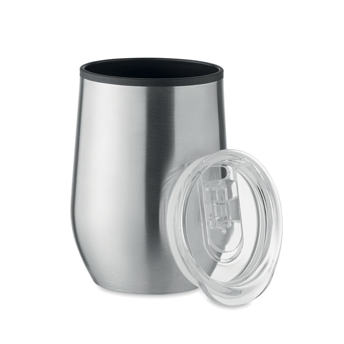 Kubek z podwojna scianka 350ml MO6700-16 - Srebrny Mat