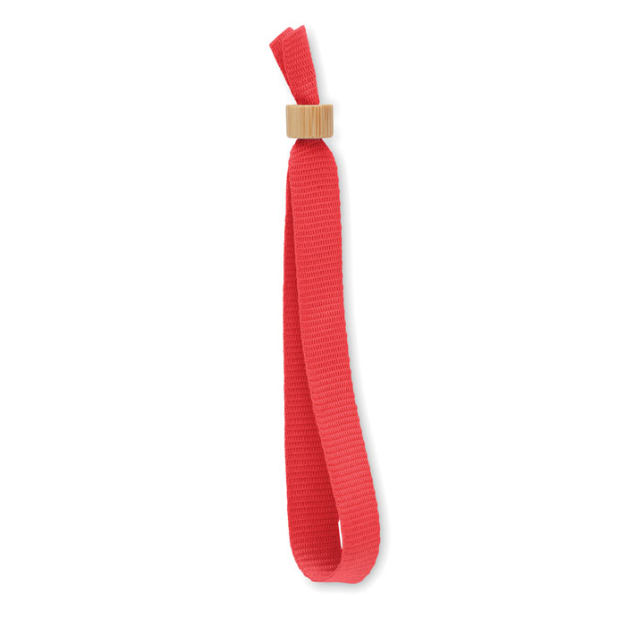 Opaska na reke z RPET MO6706-05 - Czerwony