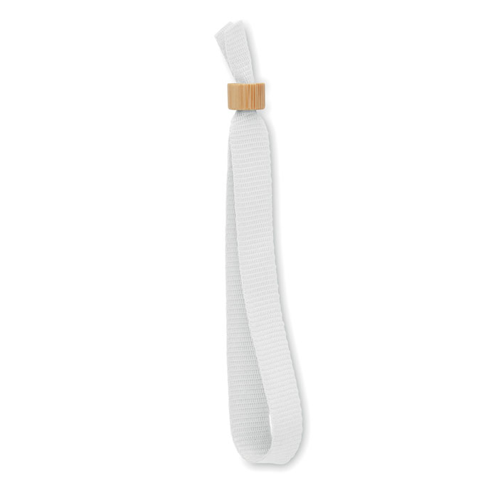 Opaska na reke z RPET MO6706-06 - Bialy