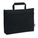 Torba na laptopa z filcu RPET MO6718-03 - Czarny