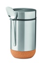 Dwuscienny pojemnik 400 ml MO6747-16 - Srebrny Mat