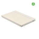 Zeszyt A5 karton z recyklingu - Bialy