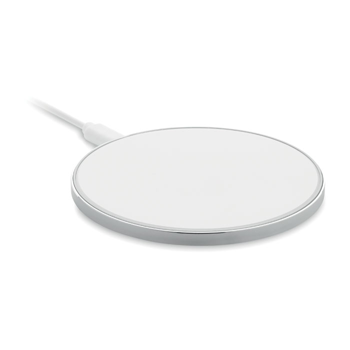Ladowarka bezprzew. szklana MO6761-06 - Bialy