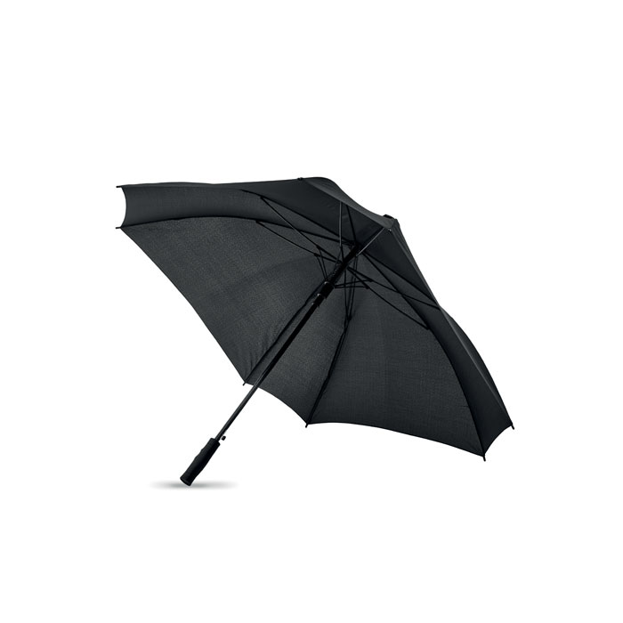 Kwadratowy parasol 27 cali MO6782-03 - Czarny