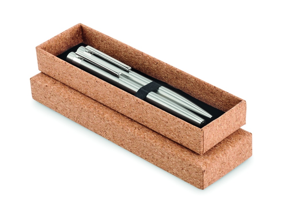 Stalowe dlugopisy z recyklingu MO6795-16 - Srebrny Mat