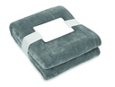 Koc polarowy RPET 280 gr/m² MO6804-15 - Kamienny Szary