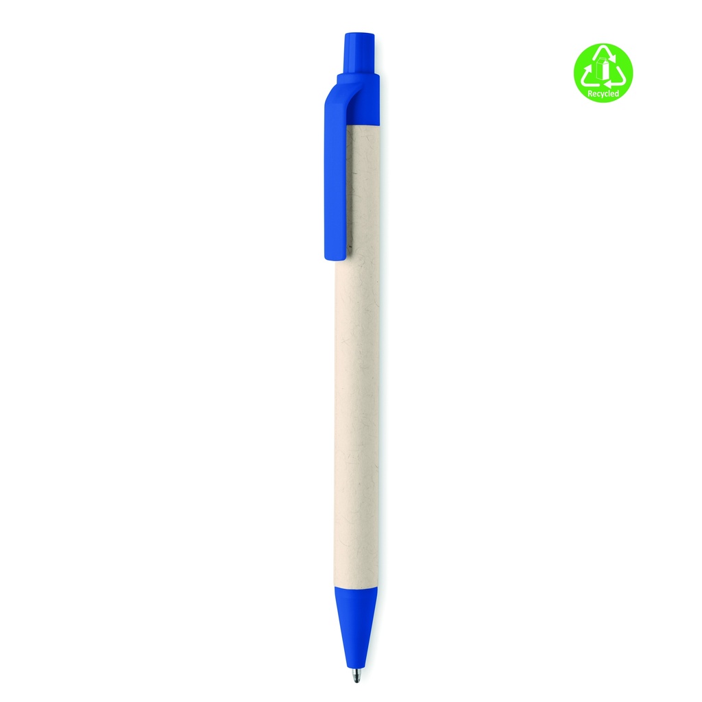 Dlugopis z kartonu po mleku MO6822-04 - Niebieski