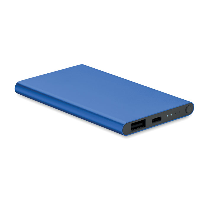 Power Bank 4000 mAh typ C - Niebieski